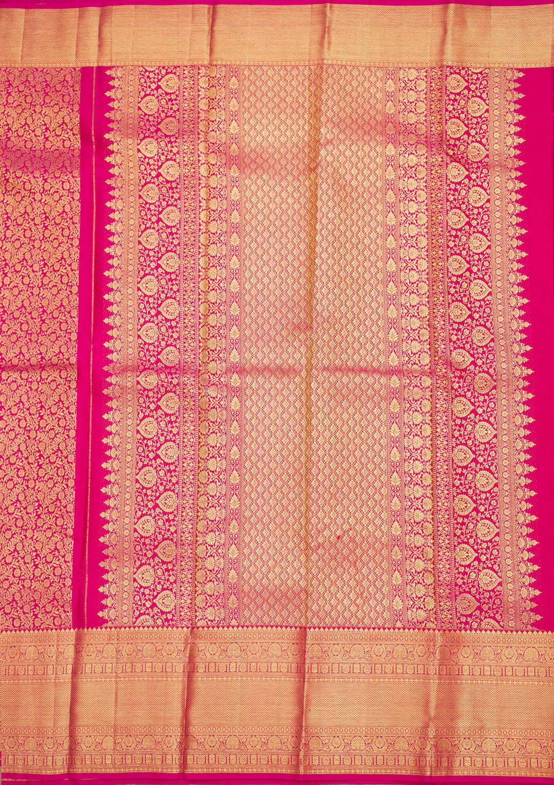 Pink Zariwork Pure Silk Saree