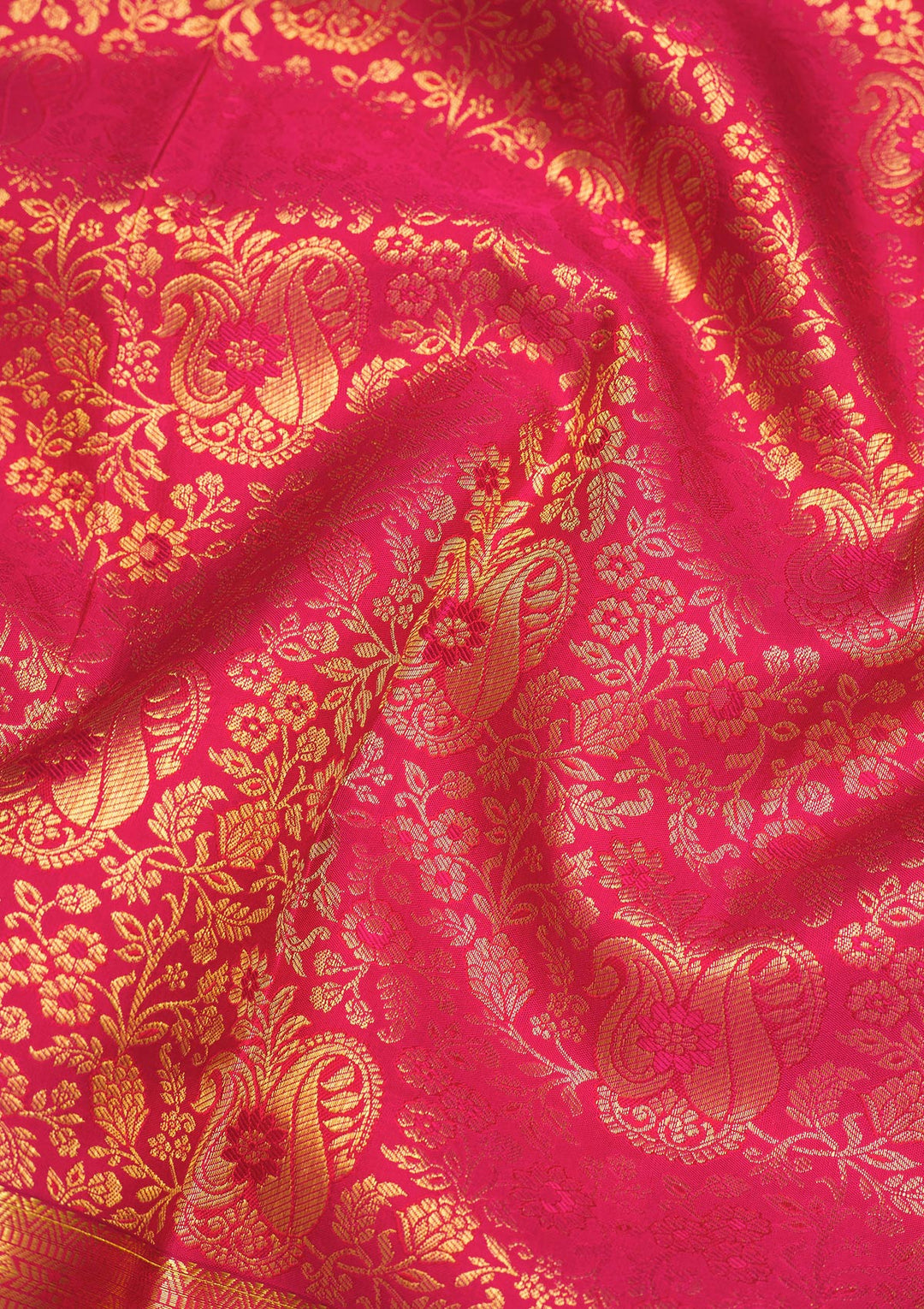 Pink Zariwork Pure Silk Saree