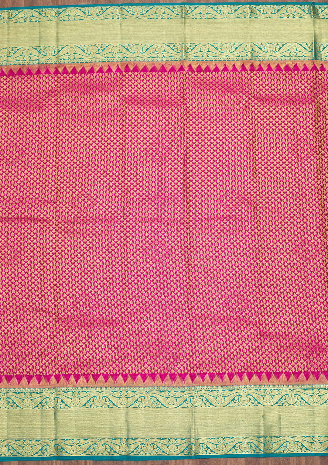 Pink Zariwork Pure Silk Saree