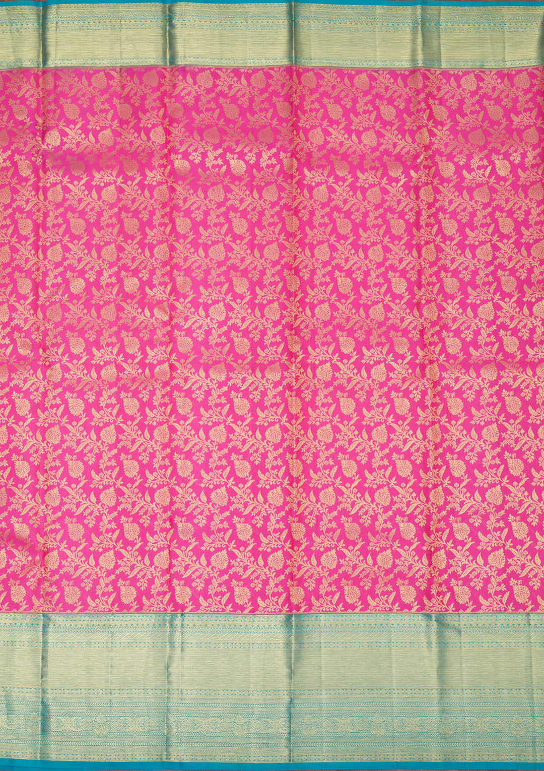 Pink Zariwork Pure Silk Saree