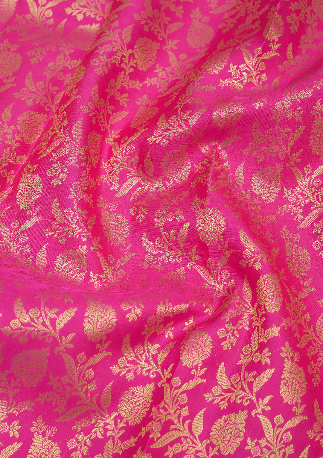 Pink Zariwork Pure Silk Saree