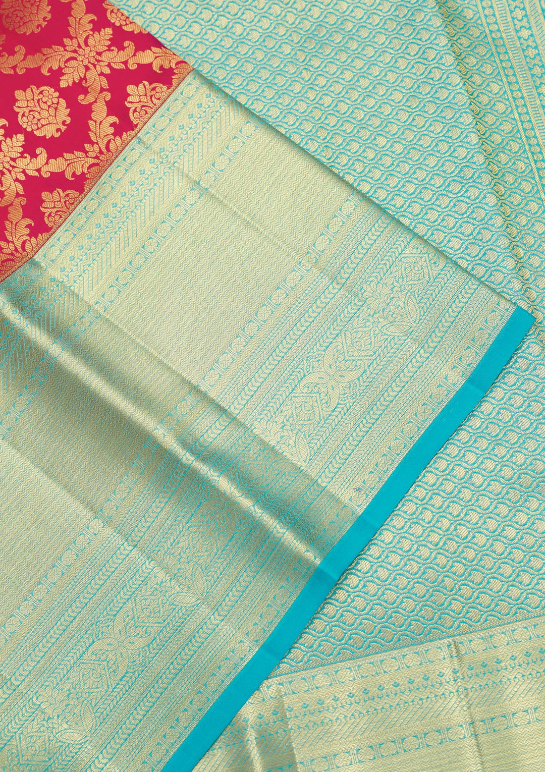 Pink Zariwork Pure Silk Saree