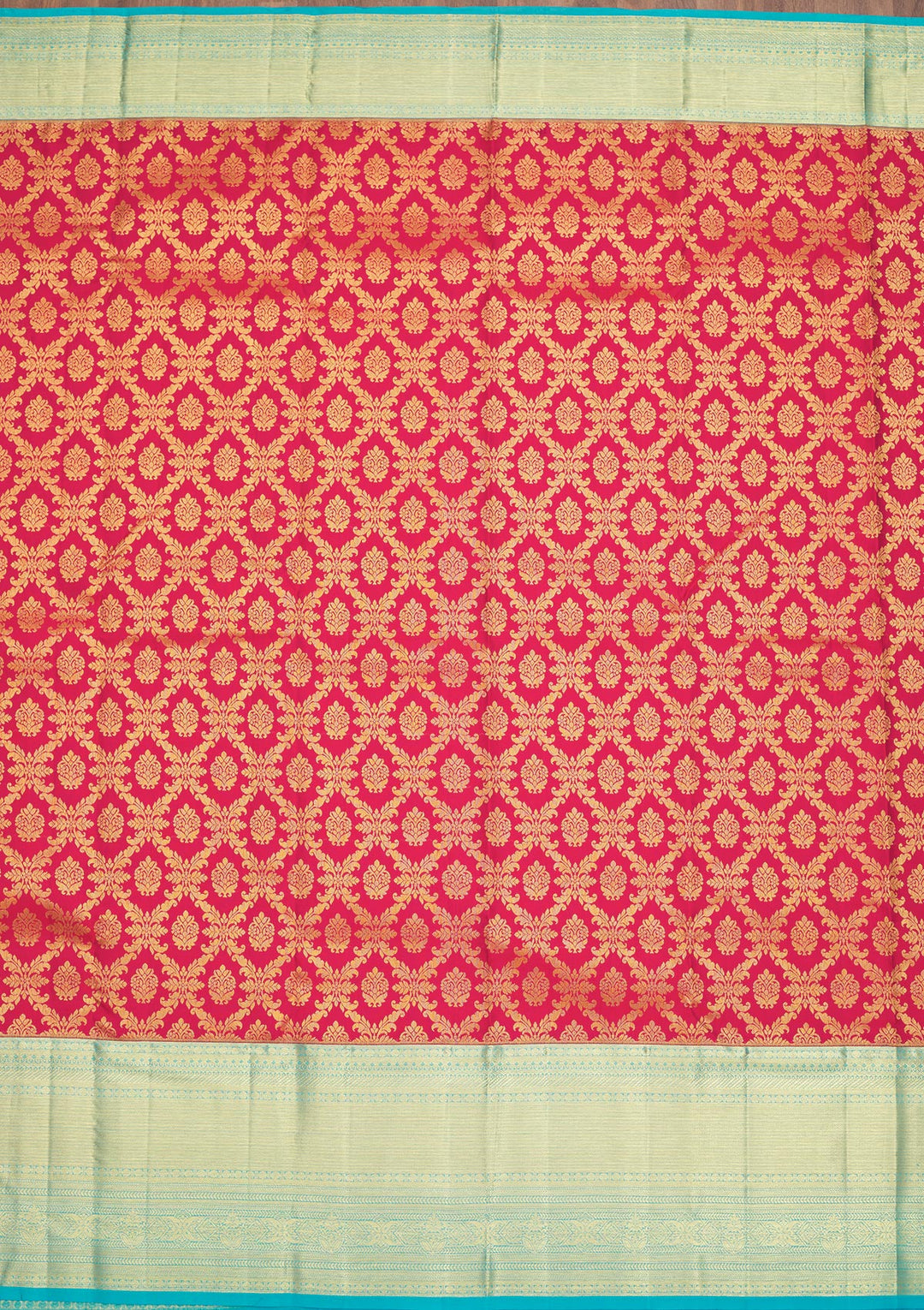 Pink Zariwork Pure Silk Saree