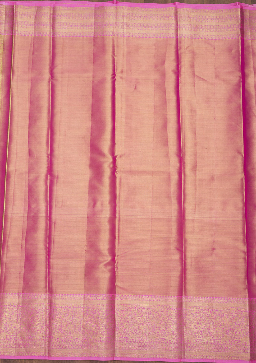 Pink Zariwork Pure Silk Saree