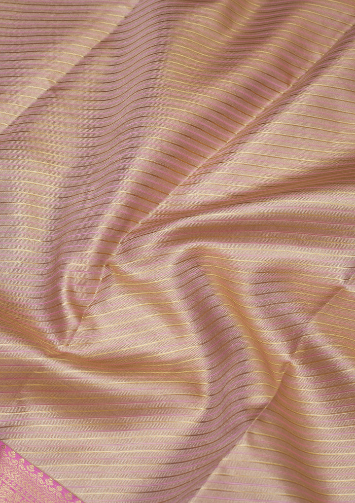 Pink Zariwork Pure Silk Saree