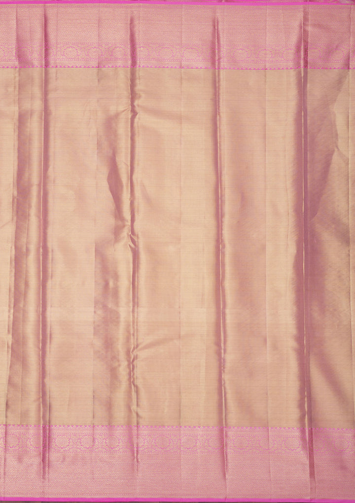 Pink Zariwork Pure Silk Saree