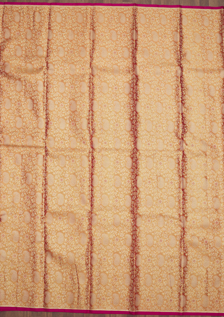 Pink Zariwork Pure Silk Saree