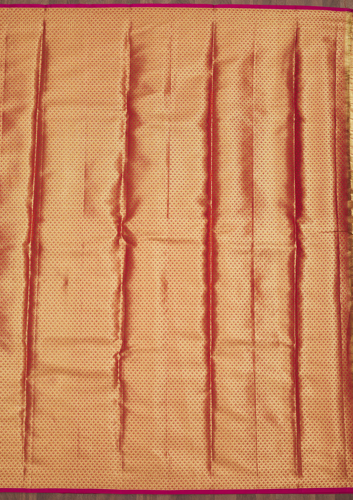 Pink Zariwork Pure Silk Saree