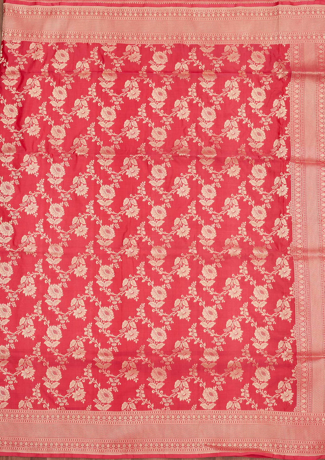 Pink Zariwork Pure Silk Saree