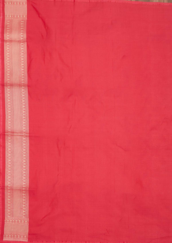 Pink Zariwork Pure Silk Saree