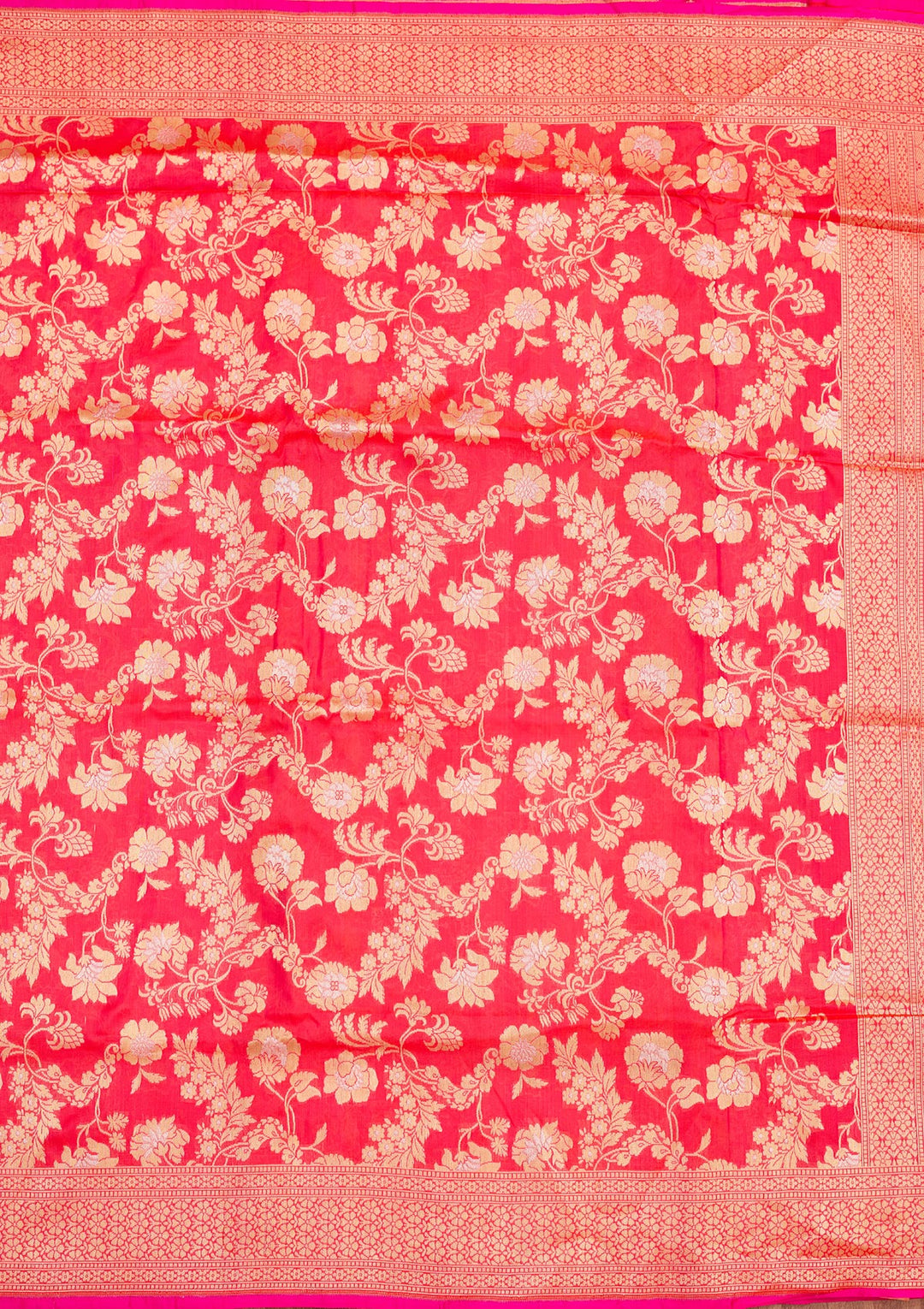 Pink Zariwork Pure Silk Saree