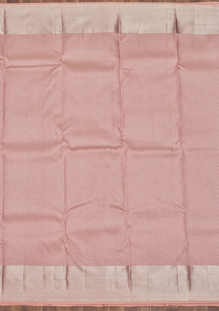 Pink Zariwork Pure Silk Saree