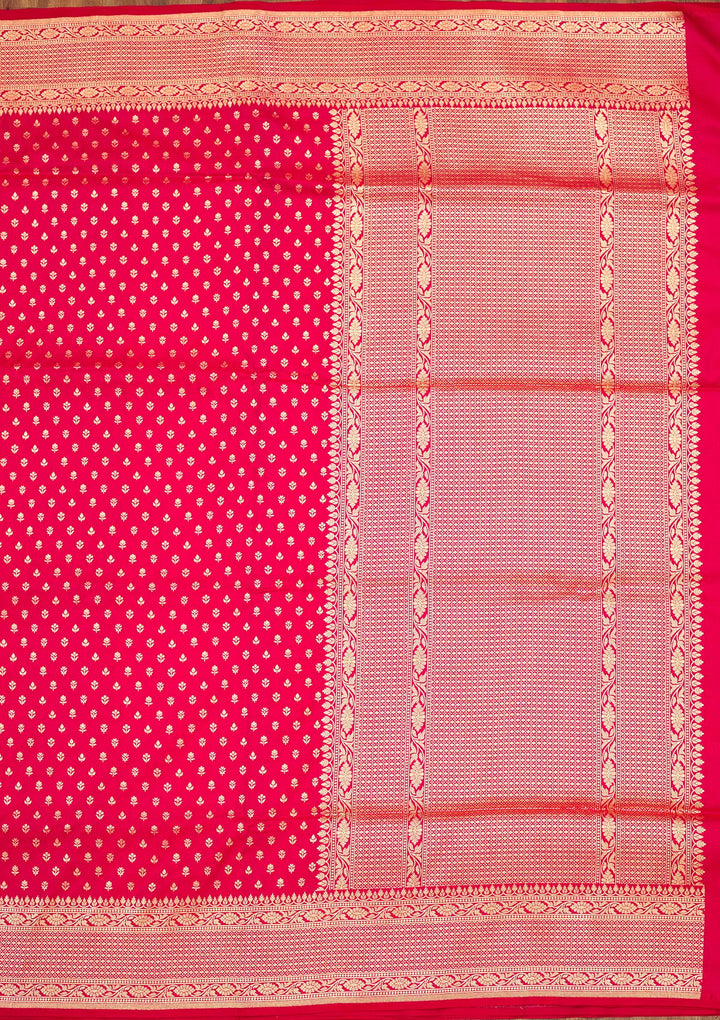 Pink Zariwork Pure Silk Saree