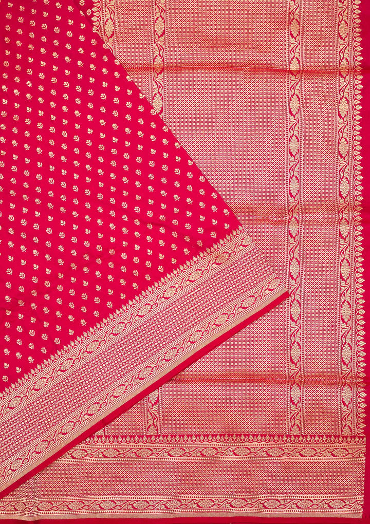 Pink Zariwork Pure Silk Saree