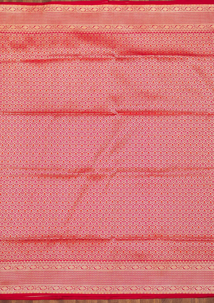 Pink Zariwork Pure Silk Saree