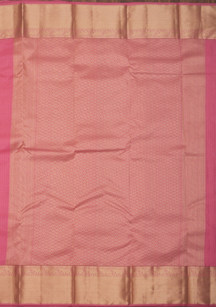Pink Zariwork Pure Silk Saree