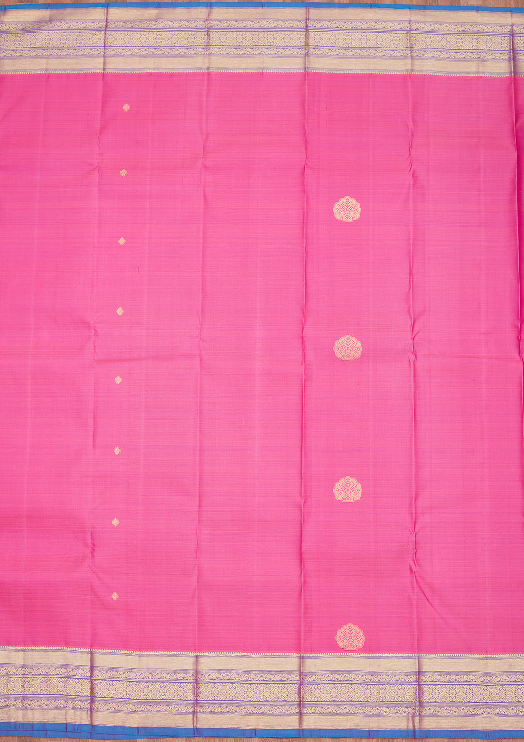 Pink Zariwork Pure Silk Saree