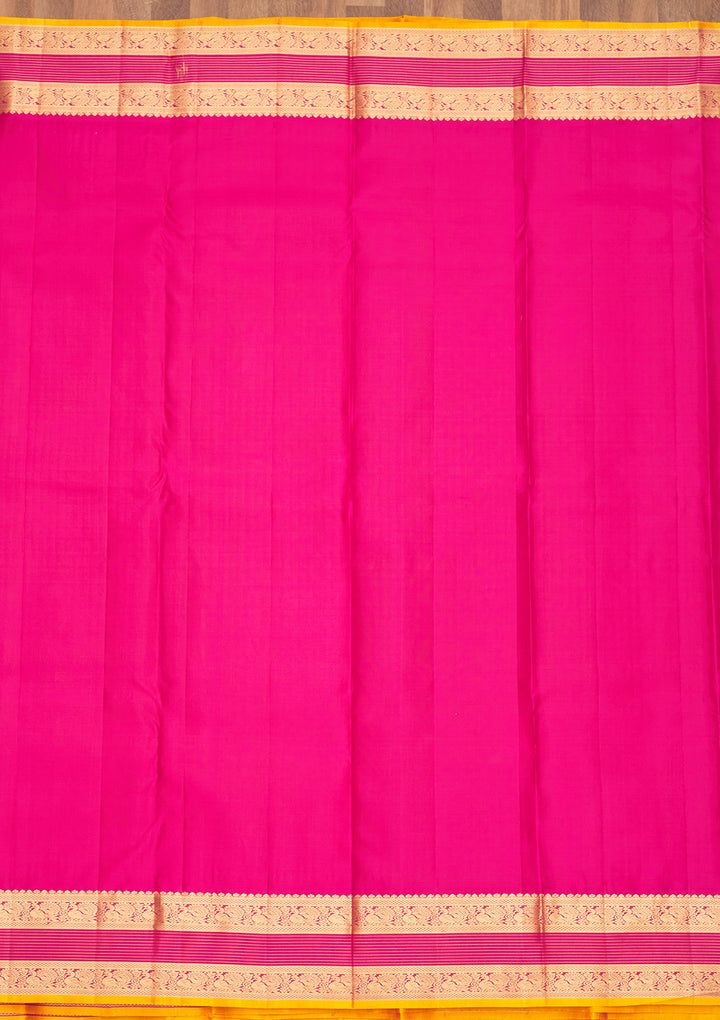 Pink Zariwork Pure Silk Saree
