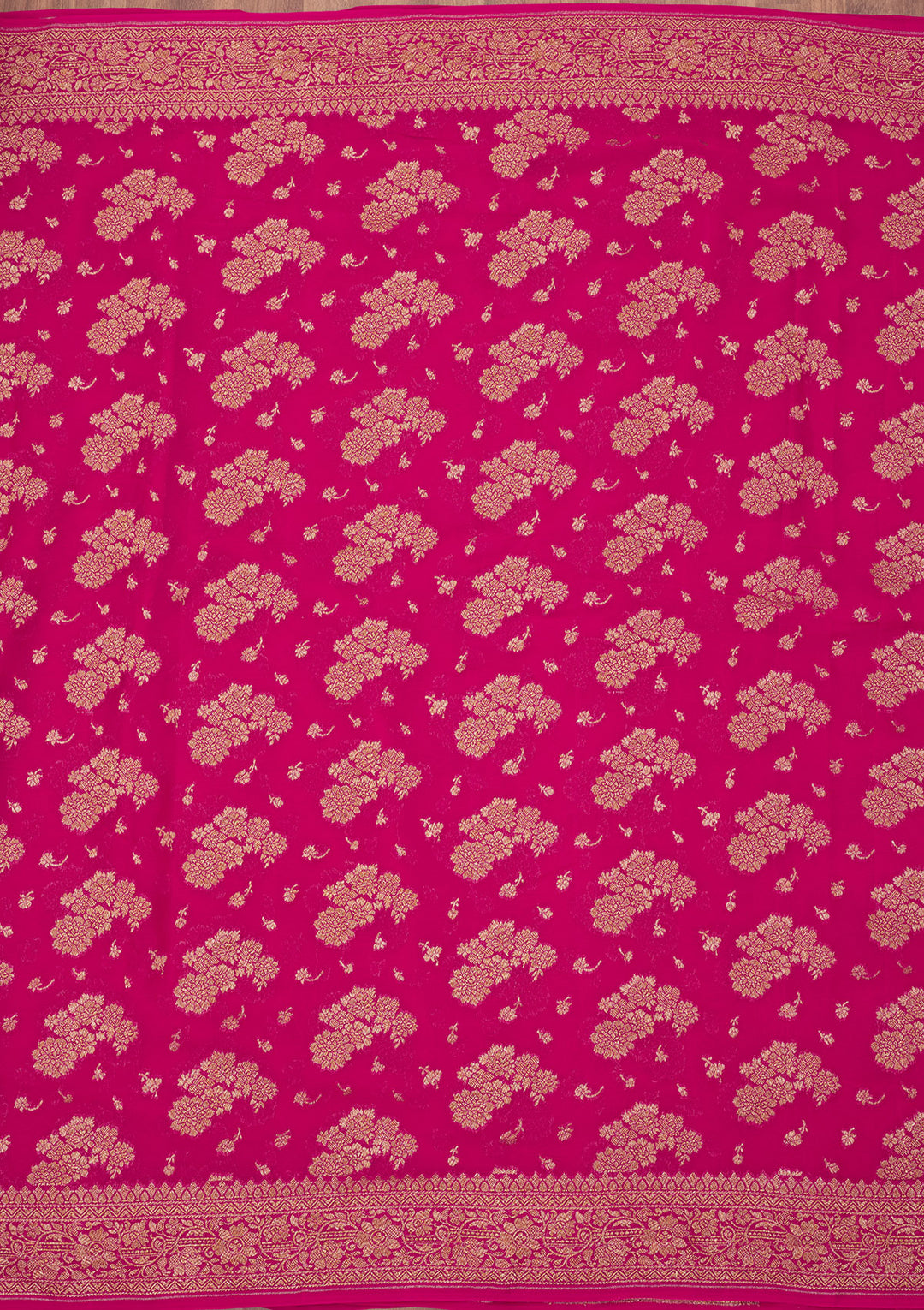 Pink Zariwork Pure Silk Saree