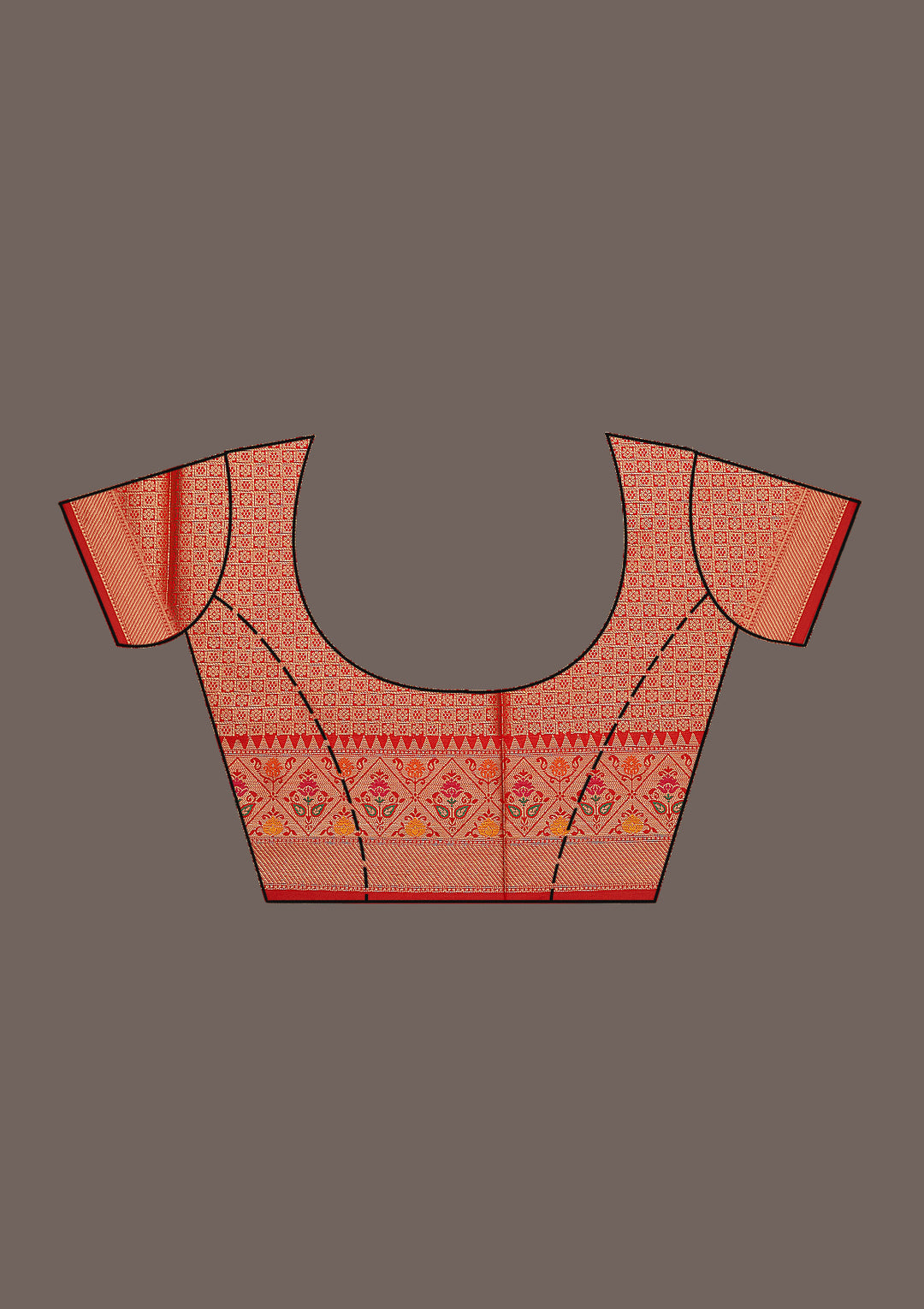 Pink Zariwork Tissue Saree