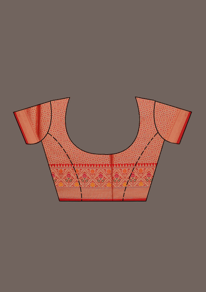 Pink Zariwork Tissue Saree