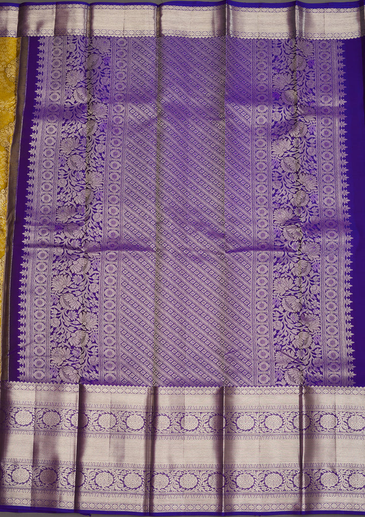 Pista Green Zariwork Pure Silk Saree