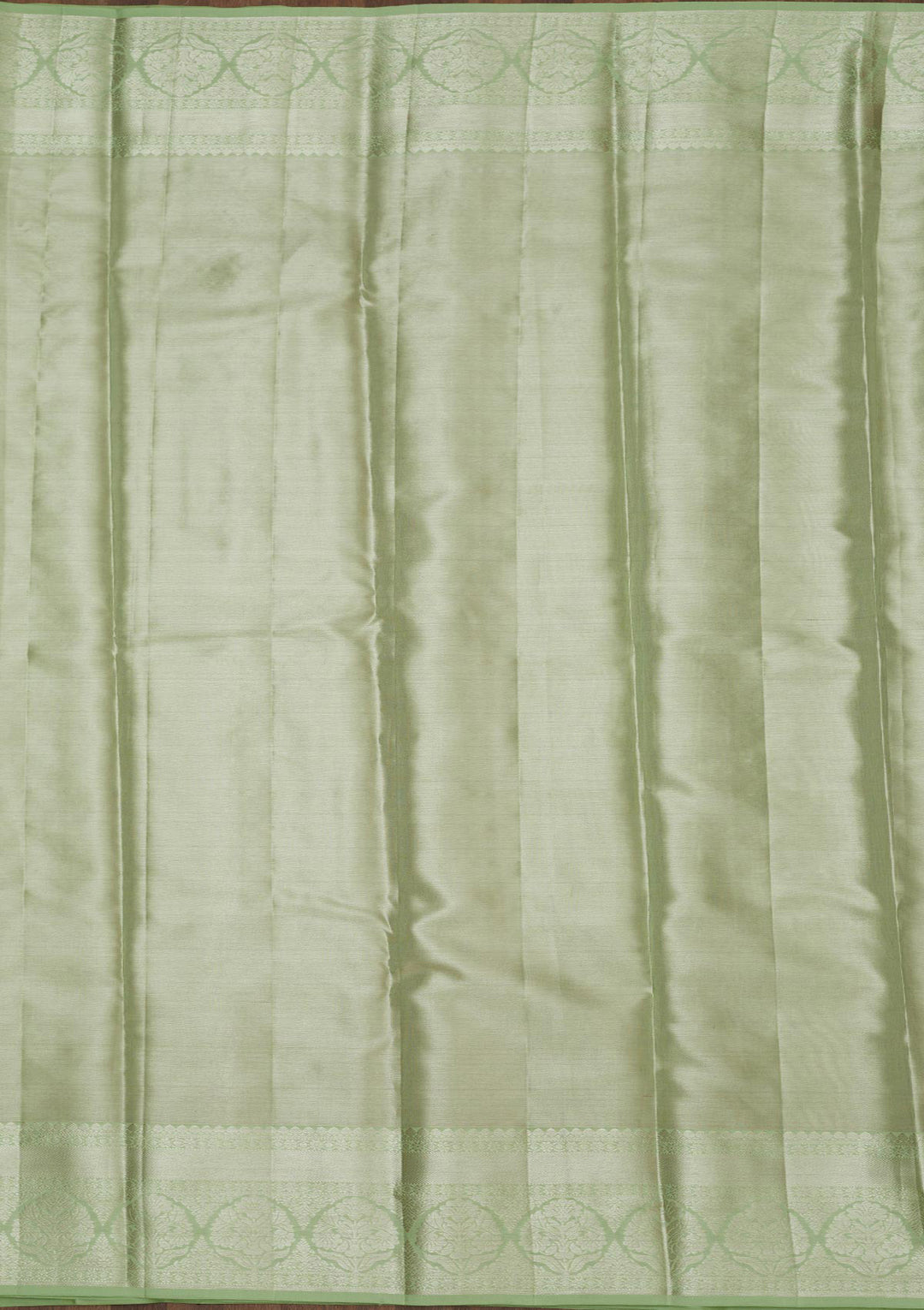Pista Green Zariwork Pure Silk Saree