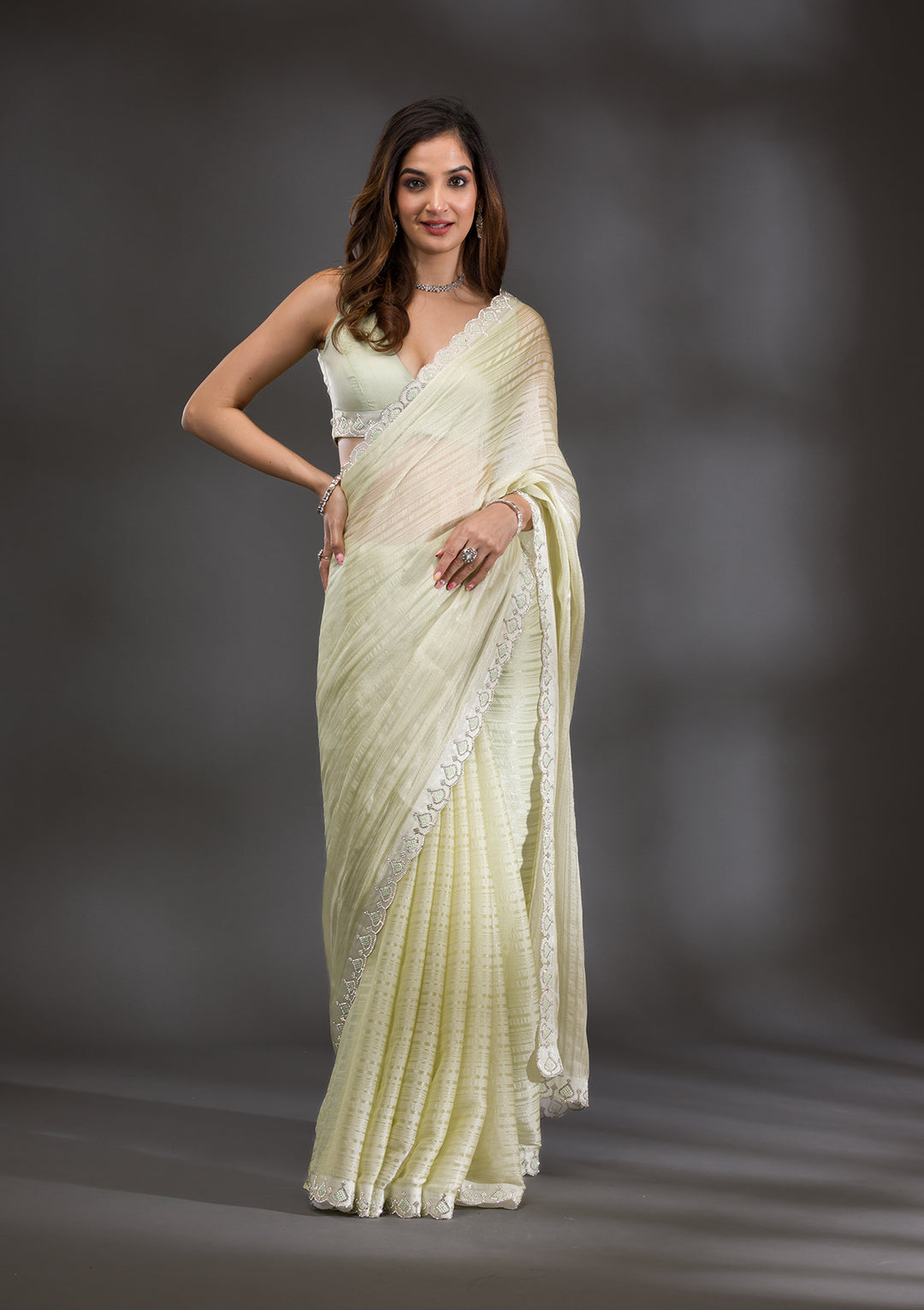 Engagement saree dress deals