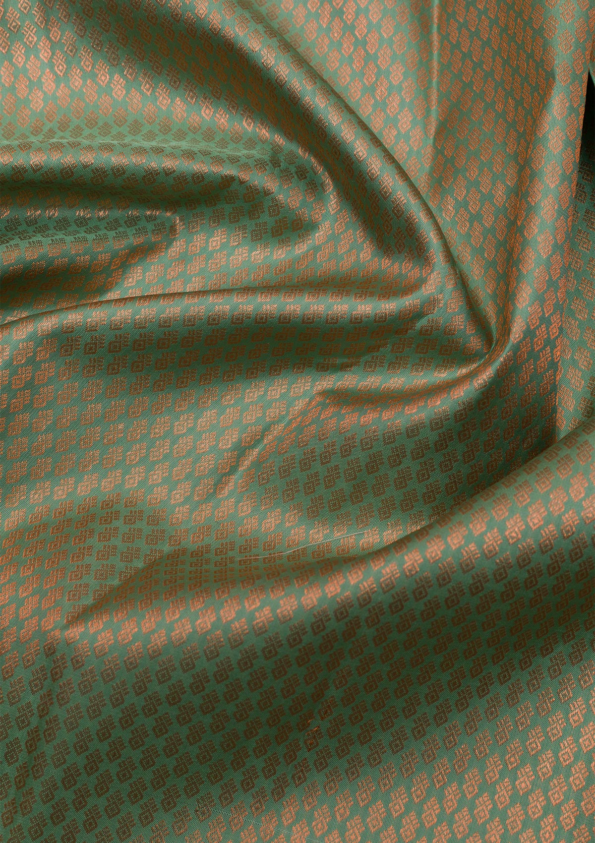 Pista Green Zariwork Pure Silk Saree