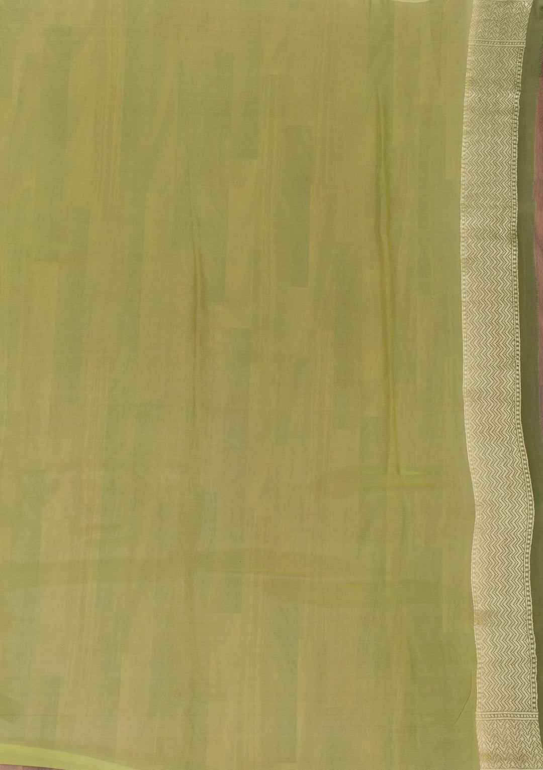 Pista Green Zariwork Banarasi Pure Silk Saree