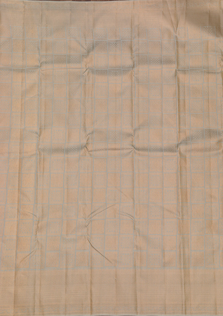 Little Grey Zariwork Pure Silk Saree