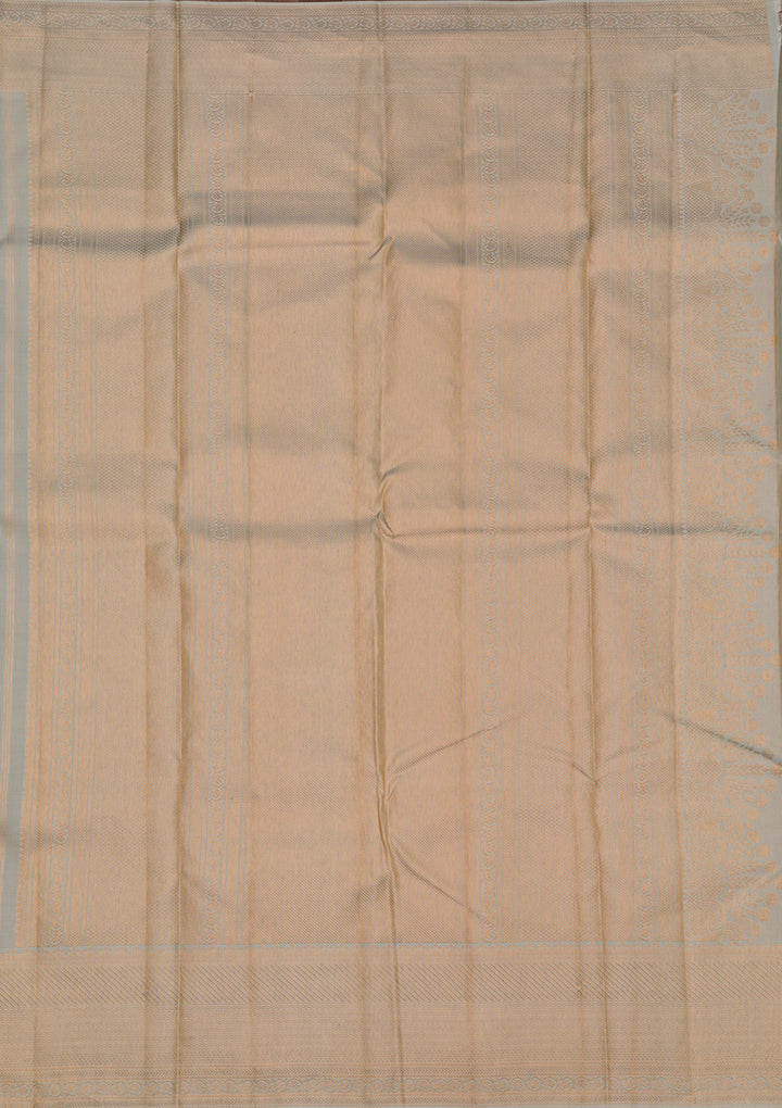 Little Grey Zariwork Pure Silk Saree