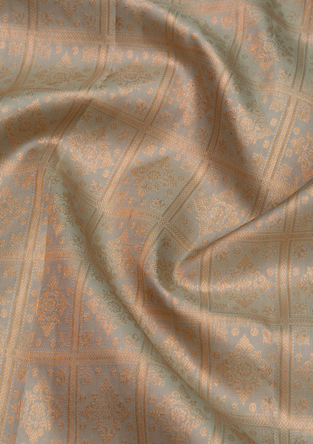 Pista Green Zariwork Pure Silk Saree