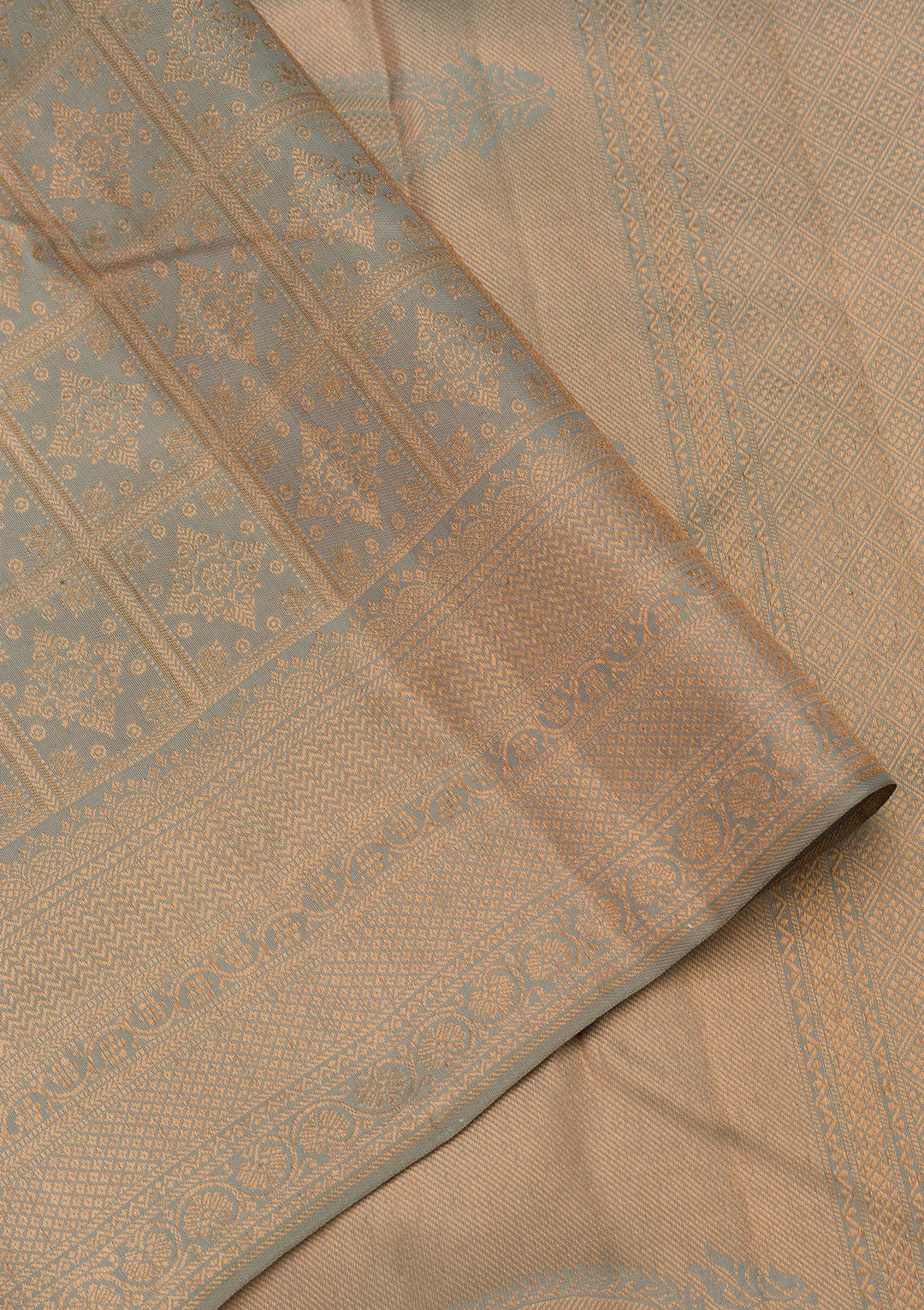 Pista Green Zariwork Pure Silk Saree