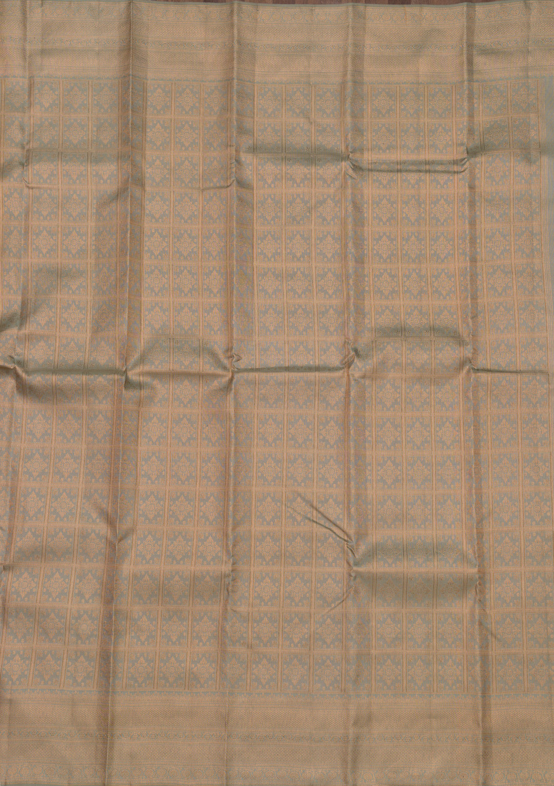 Pista Green Zariwork Pure Silk Saree