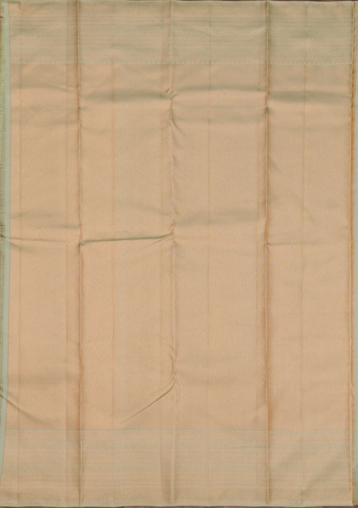 Pista Green Zariwork Banarasi Pure Silk Saree
