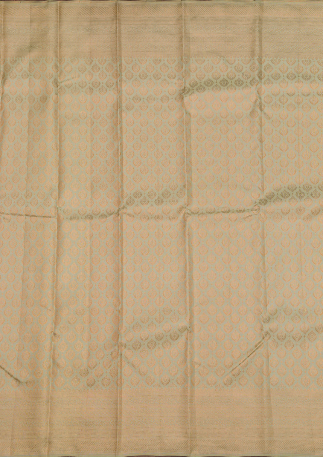 Pista Green Zariwork Banarasi Pure Silk Saree