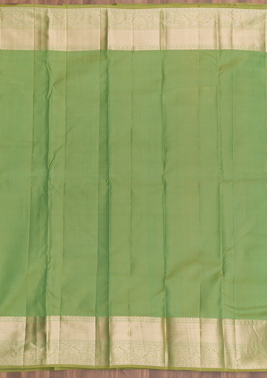 Pista Green Zariwork Kanjivaram Pure Silk Saree