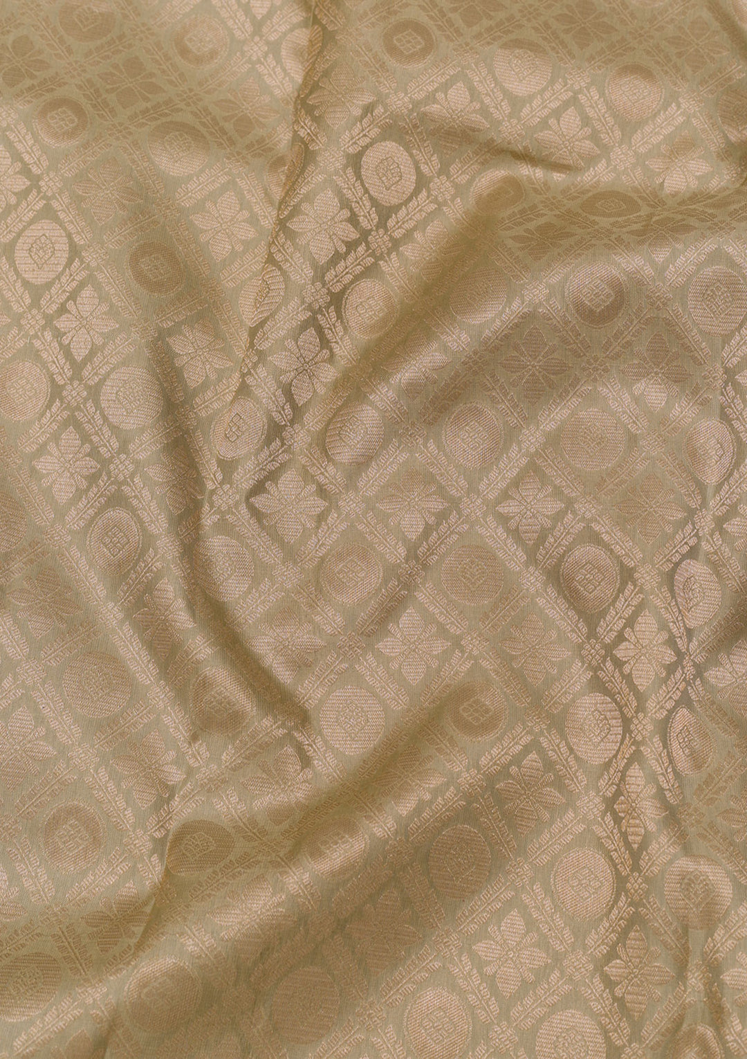 Pista Green Zariwork Kanjivaram Pure Silk Saree
