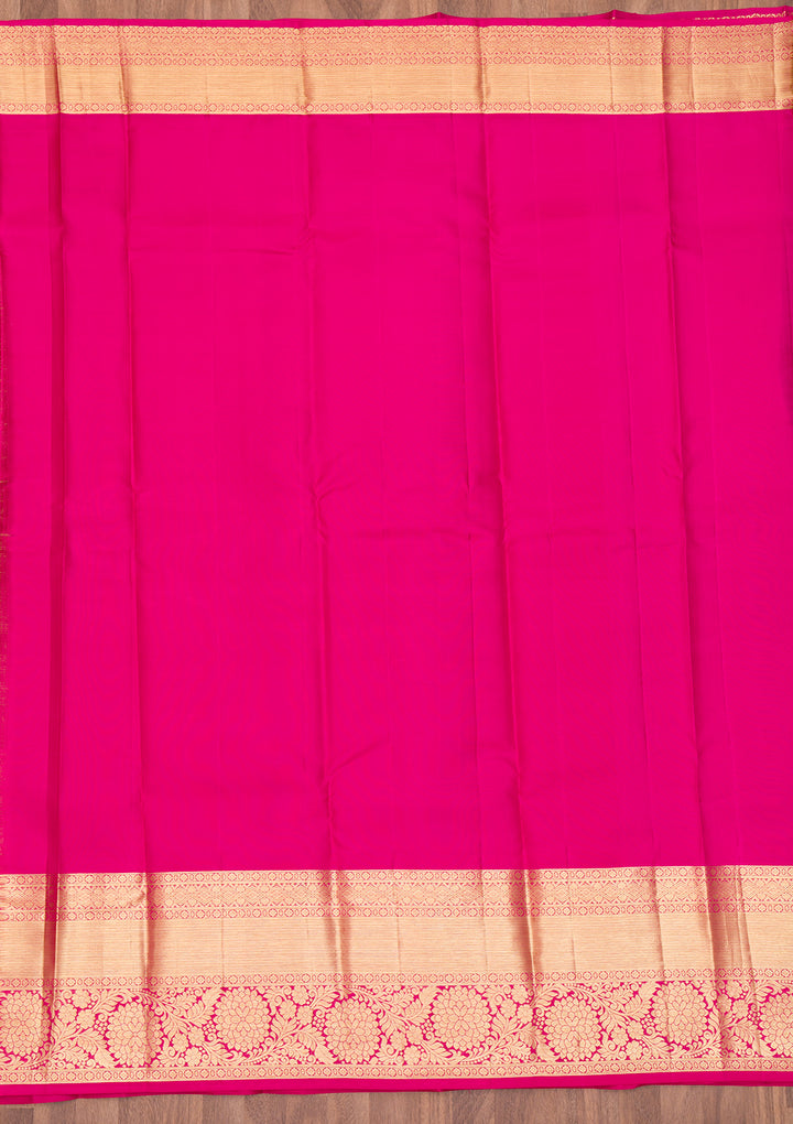 Pista Green Zariwork Kanjivaram Pure Silk Saree