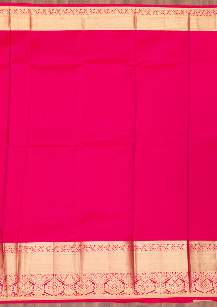 Pista Green Zariwork Kanjivaram Pure Silk Saree