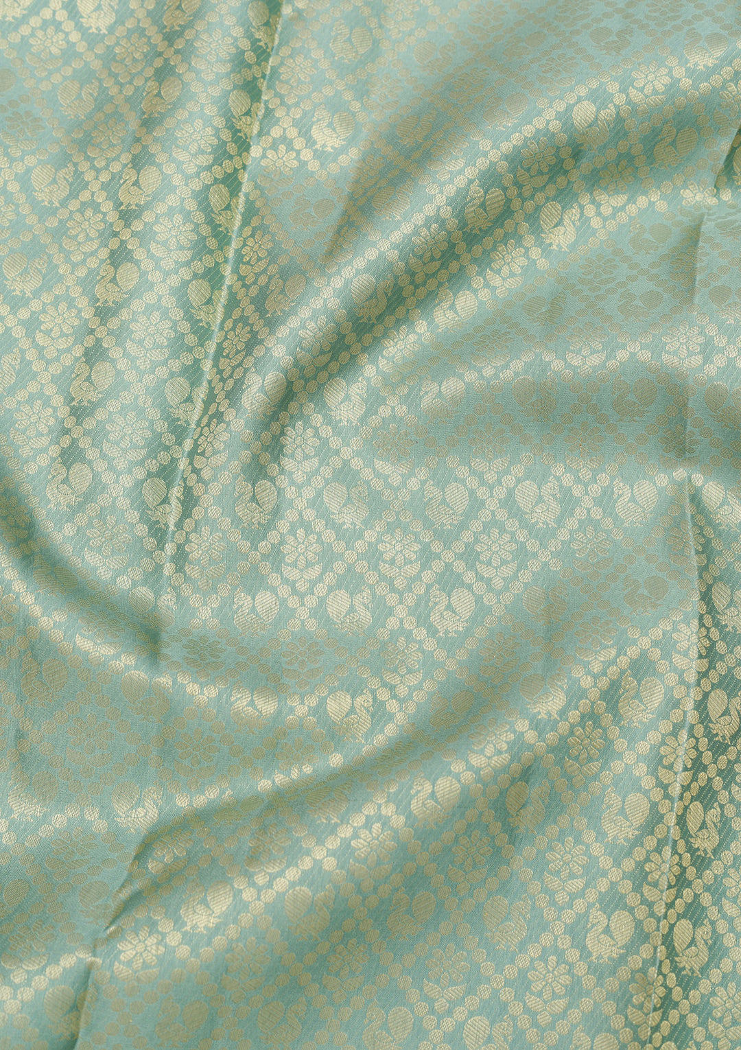 Pista Green Zariwork Kanjivaram Pure Silk Saree