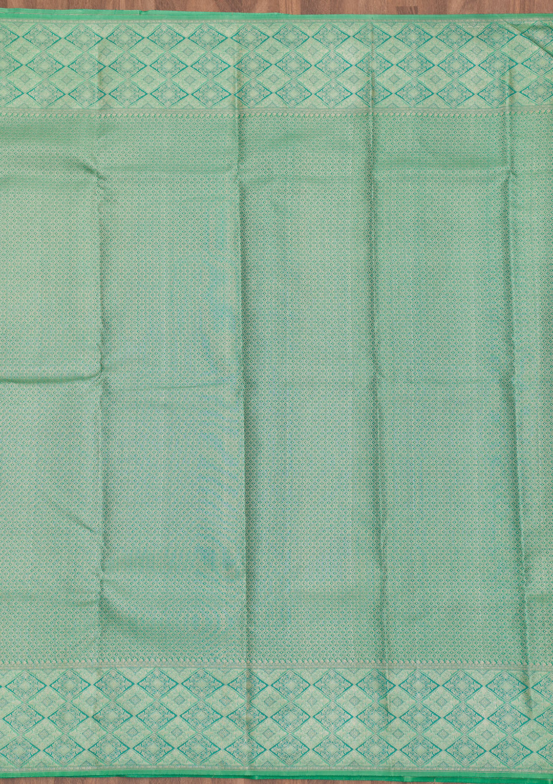 Pista Green Zariwork Pure Silk Saree