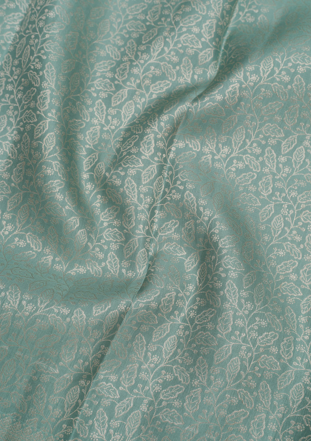 Pista Green Zariwork Pure Silk Saree