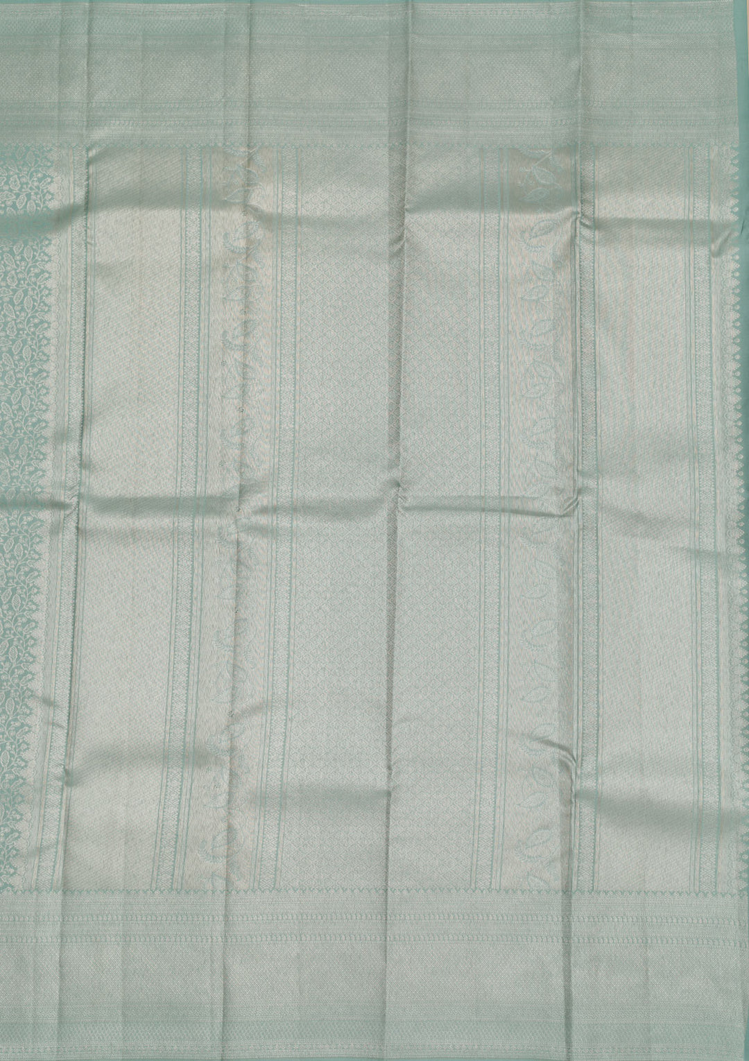 Pista Green Zariwork Pure Silk Saree
