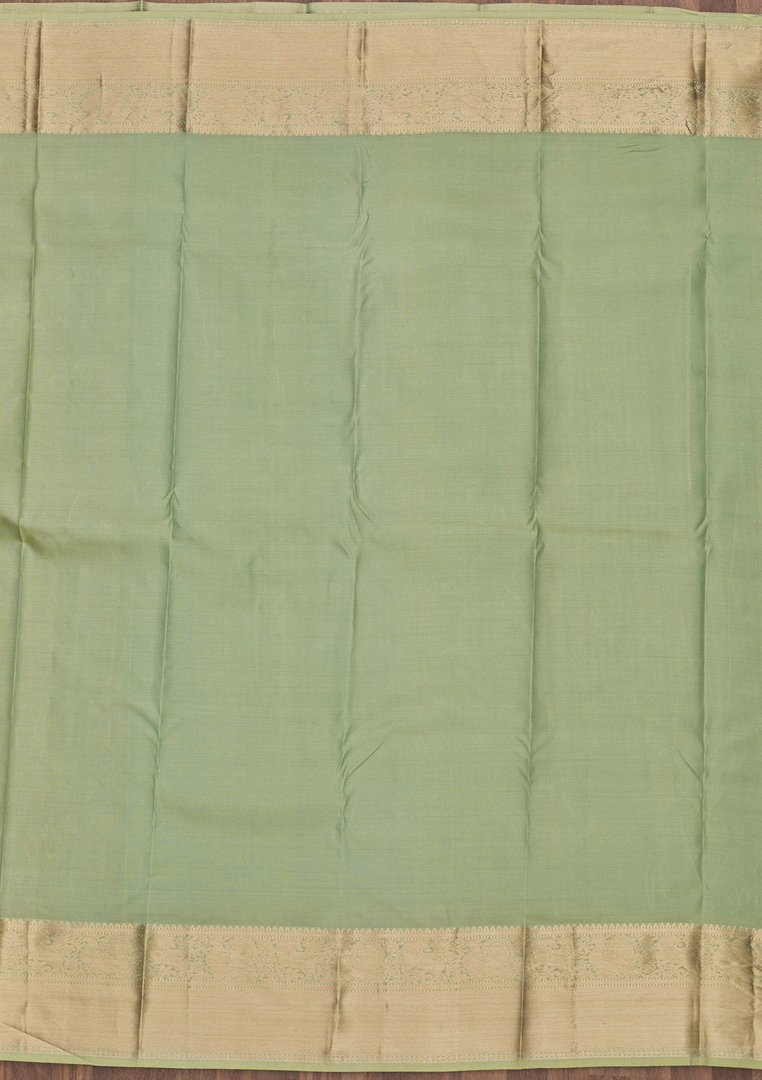 Pista Green Zariwork Pure Silk Saree