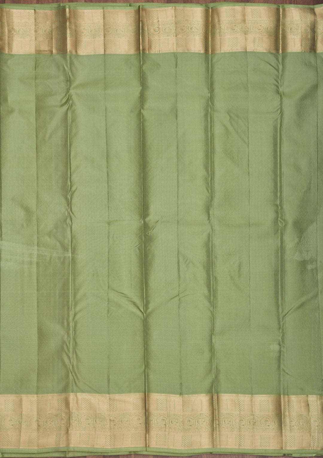 Pista Green Zariwork Pure Silk Saree