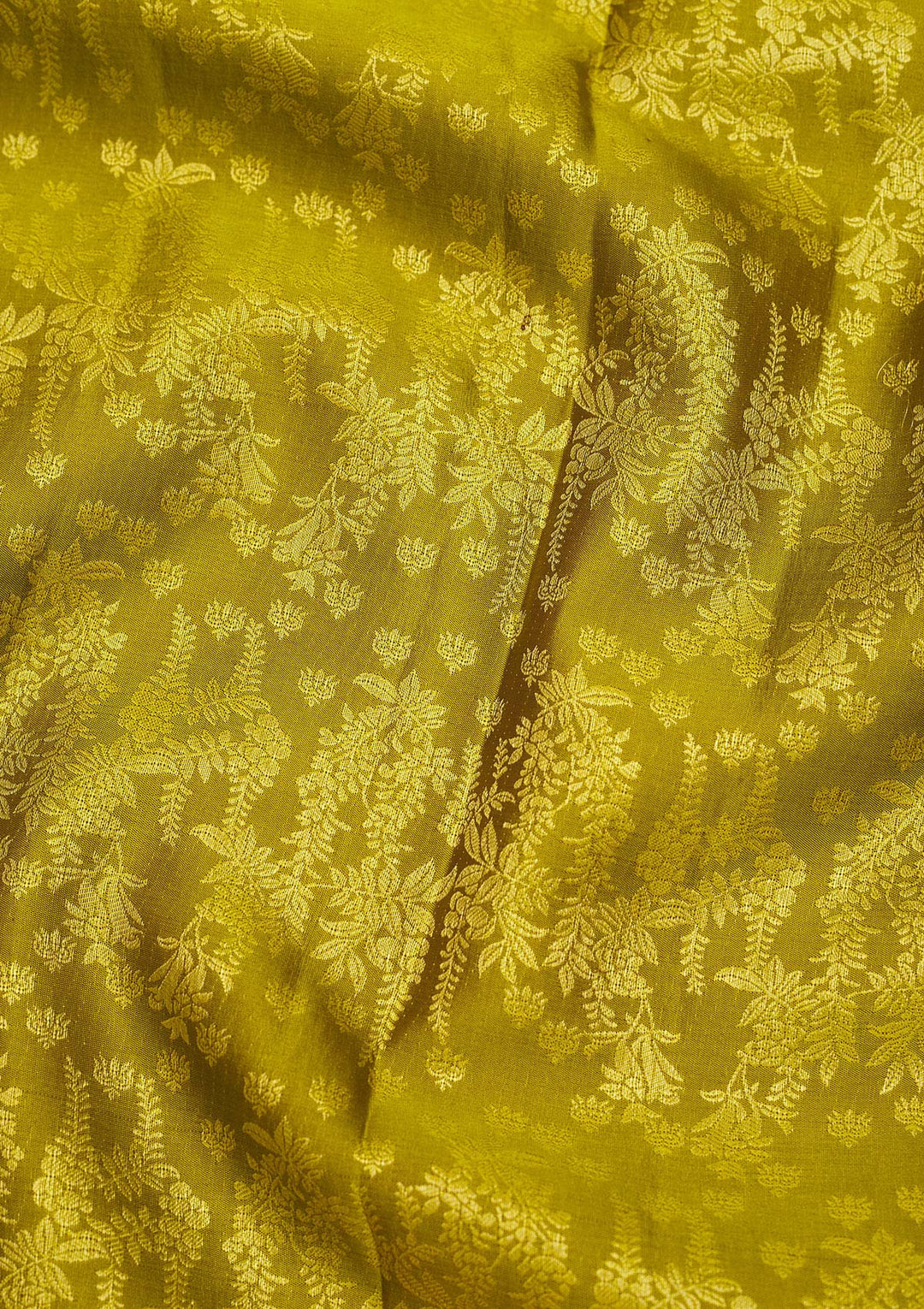 Parrot Green Zariwork Pure Silk Saree