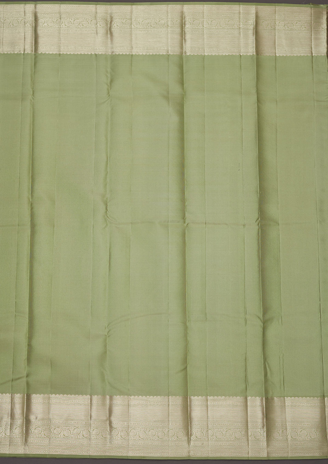 Pista Green Zariwork Pure Silk Saree