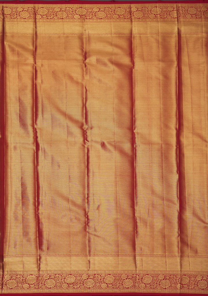 Pista Green Zariwork Pure Silk Saree